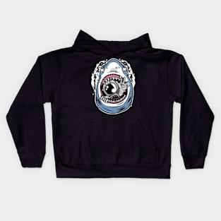 spaceman shark Kids Hoodie